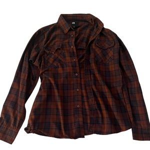 Brown plaid Flannel